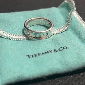 Tiffany & Co. Sterling Silver 1837 Collection Ring